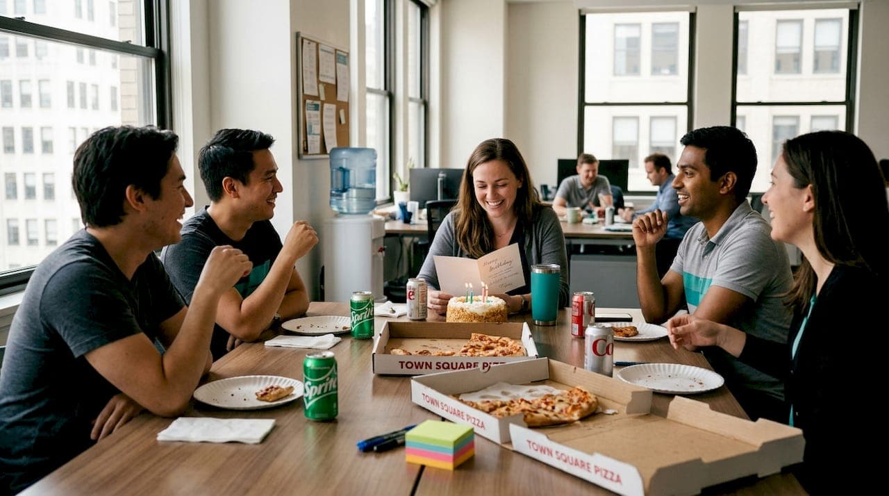 Why organize team celebrations: boost engagement 1.5%