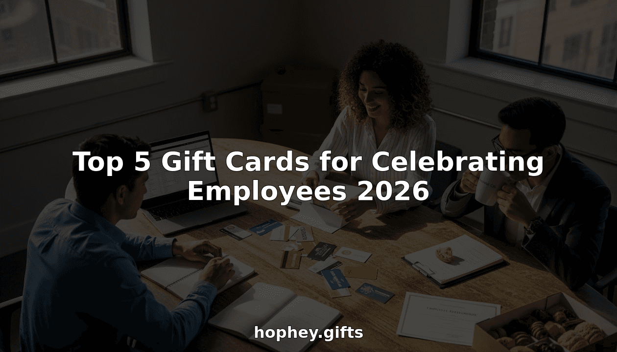 Top 5 Gift Cards for Celebrating Employees 2026